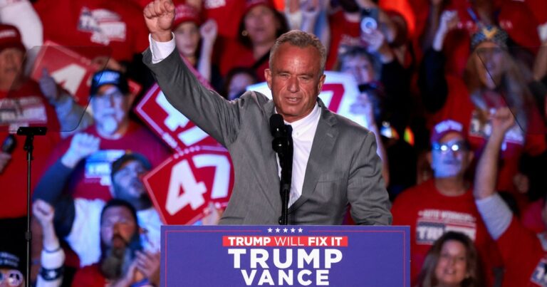 Donald Trump eligió a Robert F. Kennedy Jr. para el ministerio de Salud