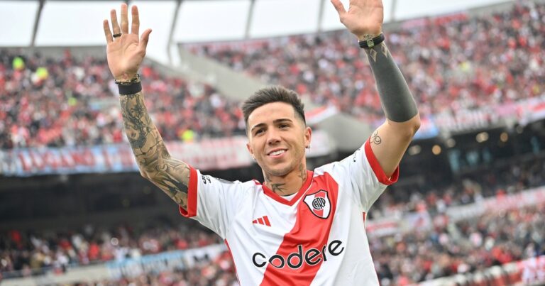 La banca de Enzo Fernández a Gallardo: «River lo extrañaba…»