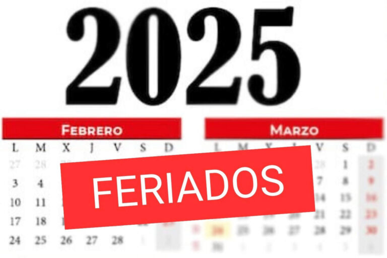 Calendario 2025: todos los feriados nacionales y días no laborales del año