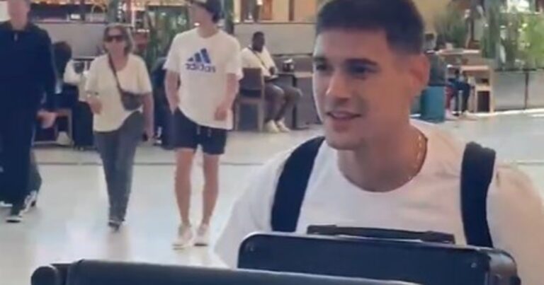Llegó el Chino! Martínez Quarta ya está en el país para sumarse a River