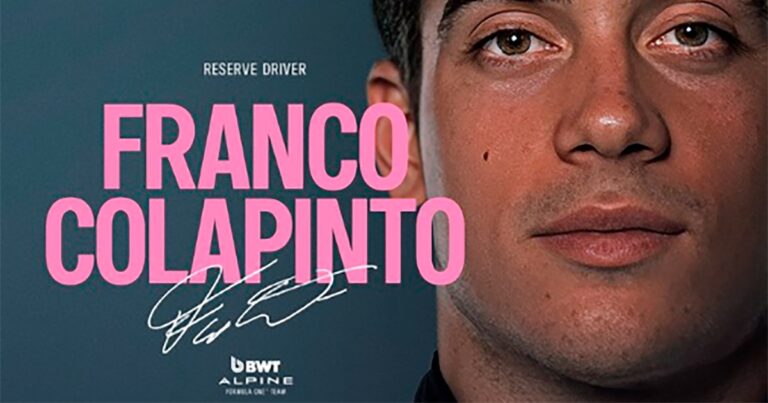 Franco Colapinto fue contratado por Alpine para continuar en la Fórmula 1