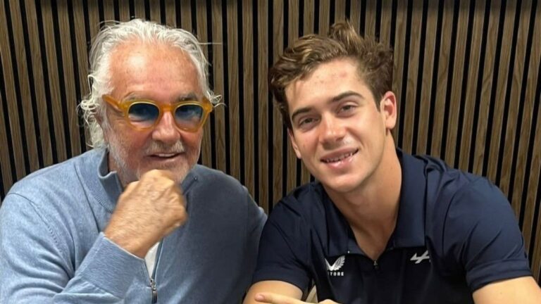 El apodo con el que Franco Colapinto bautizó a Flavio Briatore tras su primer día en Alpine