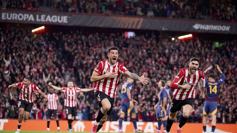 Europa League: Athletic Bilbao dio el golpe y eliminó a la Roma de Dybala y Paredes