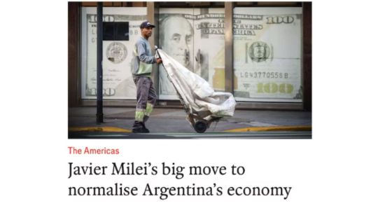 La revista The Economist analizó el gobierno de Javier Milei tras la salida del cepo cambiario