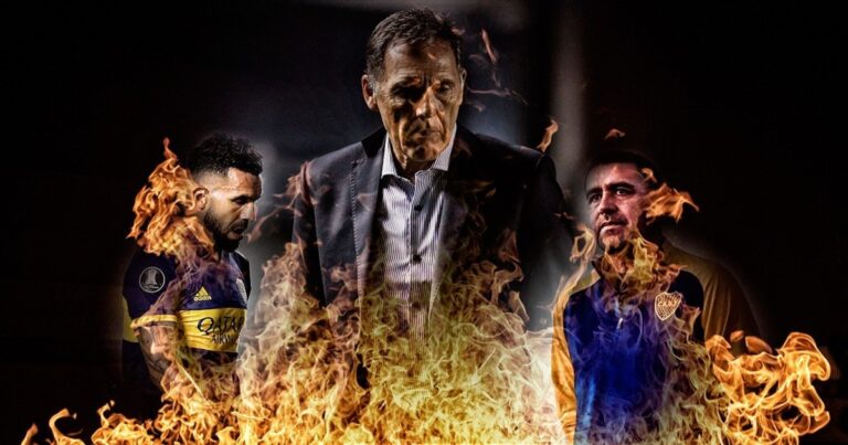 La banca de Carlos Tevez a Russo con un palito indirecto a Riquelme