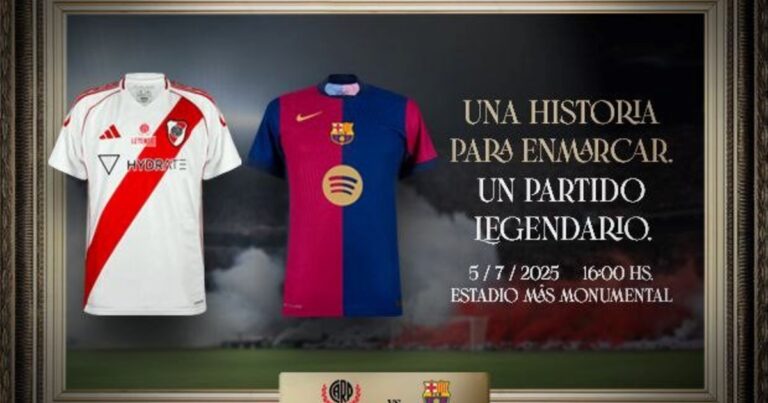 Sorteo de entradas para el partido de leyendas River-Barcelona: ya están los ganadores