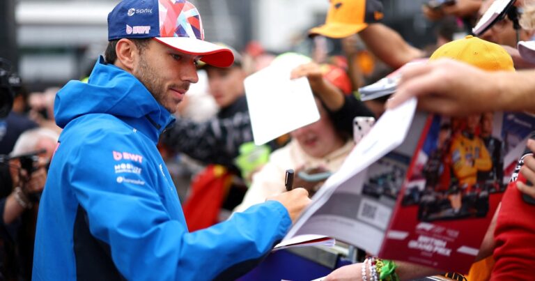 La felicidad de Pierre Gasly tras la qualy de Silverstone