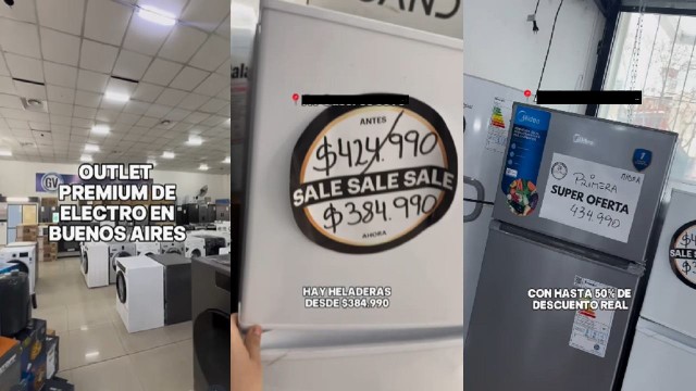 Outlet de electrodomésticos con súper ofertas: TV, lavarropas, heladeras y más con descuento del 50%