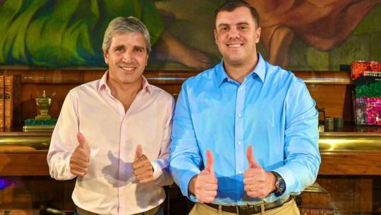 Caputo es entrevistado por el Gordo Dan luego de una jornada de fuerte suba para el dólar