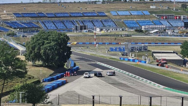 Franco Colapinto sufrió un accidente durante una prueba de neumáticos en Hungaroring