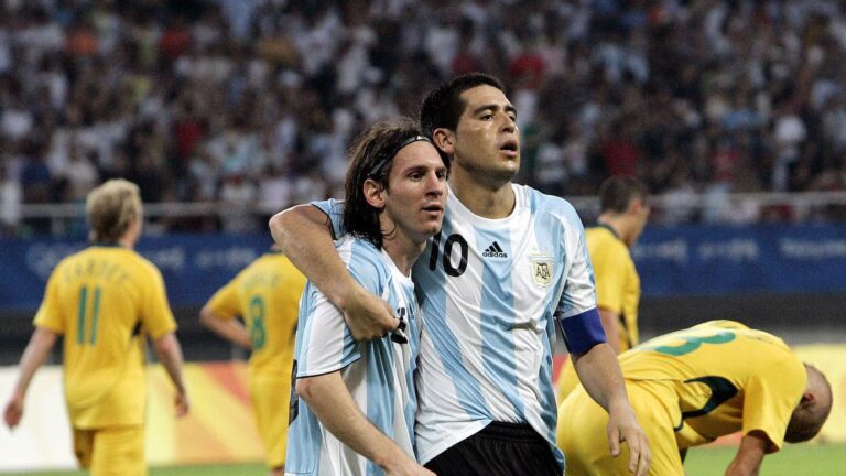 Con Lionel Messi y Juan Román Riquelme: a 17 años del último oro olímpico para el fútbol argentino