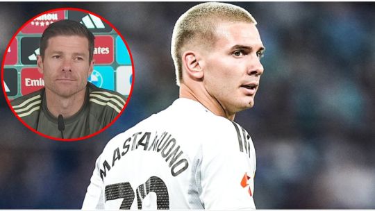 Xabi Alonso elogió a Franco Mastantuono y ya lo piensa como titular en el Real Madrid: «Tiene opciones de poder jugar»