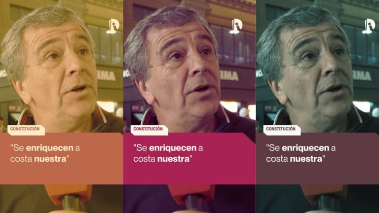 Bronca en Constitución: Le afanan la plata a los discapacitados, dónde se vio?