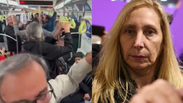 El hit viral «Karina es alta coimera» llegó al subte A: el video que muestra a todo el vagón cantando