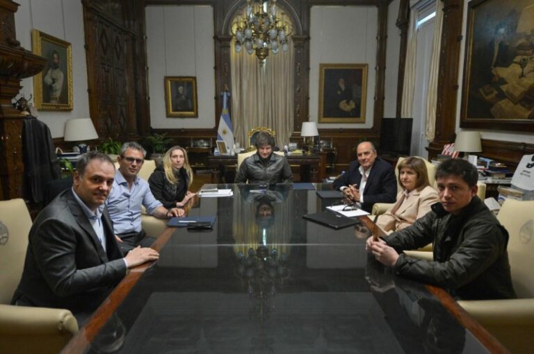 Adorni tuvo que explicar que no usan un cartón de Milei en las reuniones de gabinete