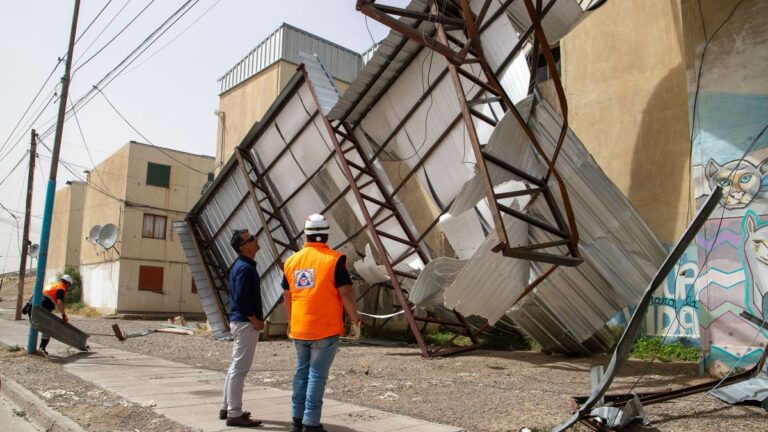 Chubut declaró el estado de emergencia climática por fuertes vientos de al menos 140 kilómetros por hora