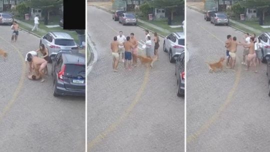 Se viralizó un video de una violenta pelea entre futbolistas argentinos del Fortaleza y sus vecinos