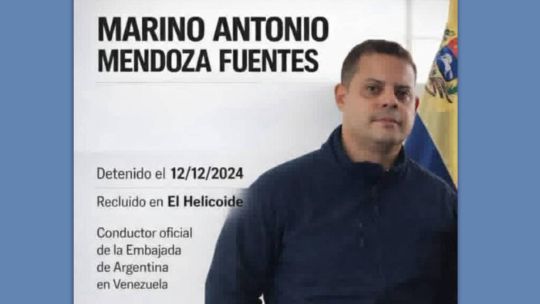 Venezuela libera al chofer de la embajada argentina tras más de un mes detenido