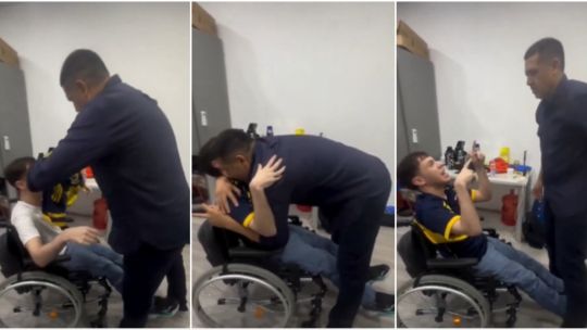 Juan Román Riquelme protagonizó un emotivo momento con un hincha e ilusionó a todo Boca: «Este año vamos a ganar todo»