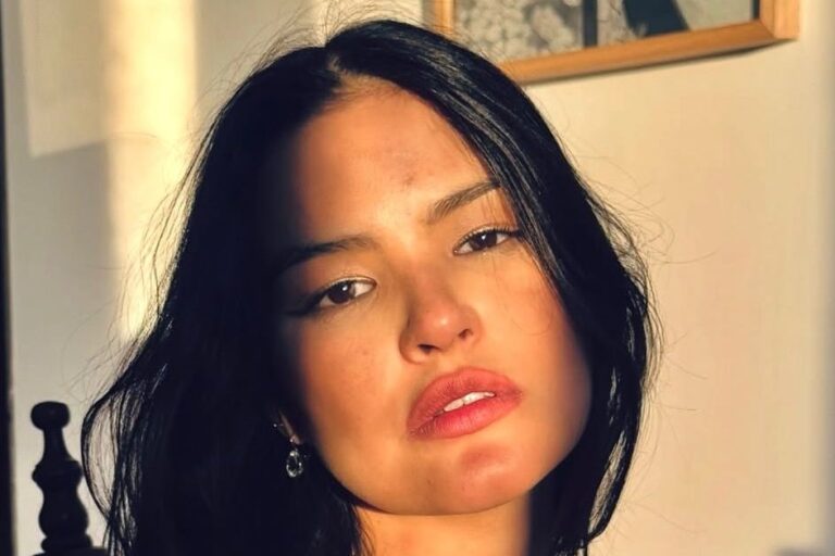 Antonela 'China' Kruger, actriz y ex Miss Argentina, en una entrevista.