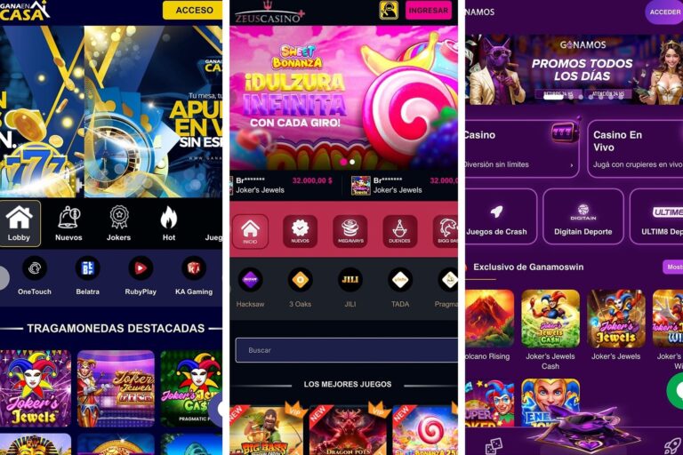 Captura de pantalla de sitios de apuestas bloqueados con sello de prohibido