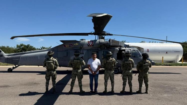 Operativo de detención de El Jardinero en Nayarit, México