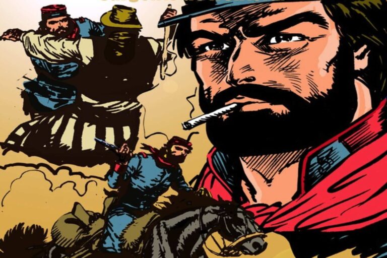 Portada del cómic Martín Toro, sargento de frontera, con ilustración de Carlos Magallanes