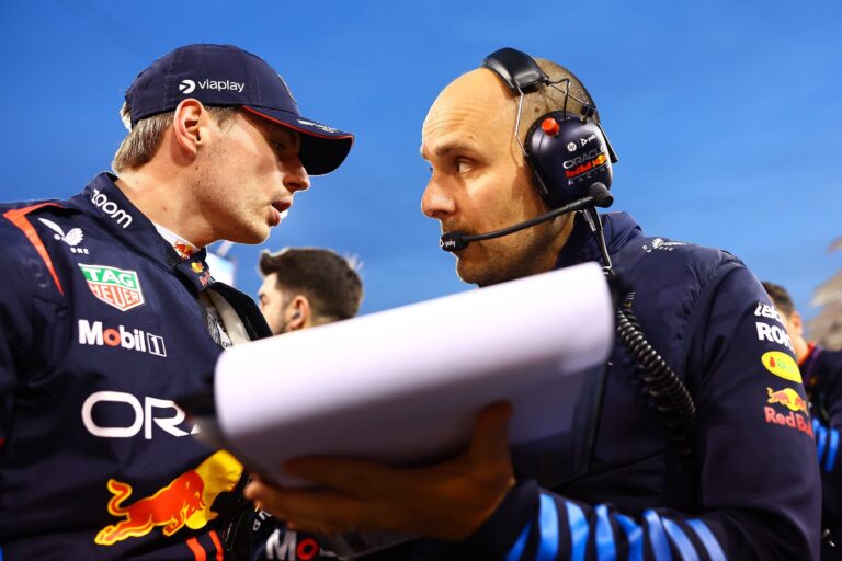 Gianpiero Lambiase, ingeniero de Max Verstappen, en el paddock de Fórmula 1.