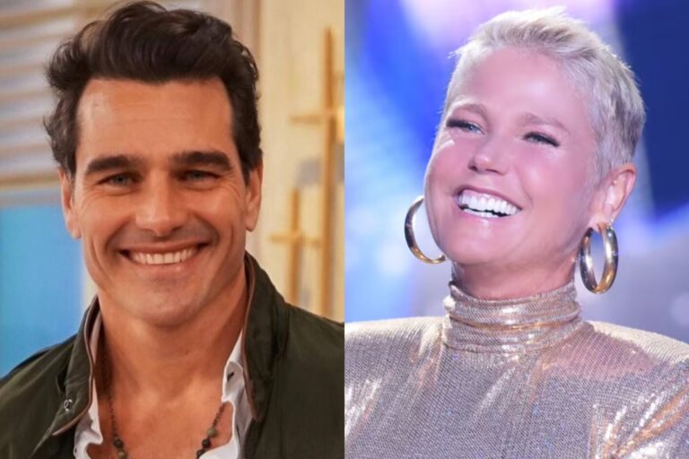 Hernán Drago y Xuxa en una foto de archivo