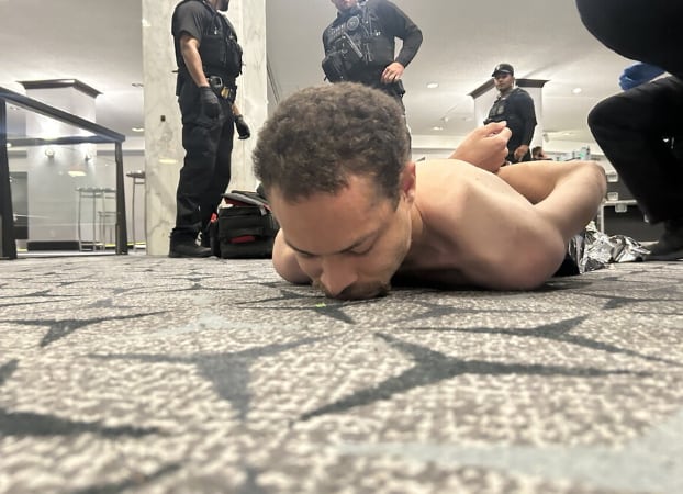 Agentes del Servicio Secreto durante la cena de corresponsales de la Casa Blanca