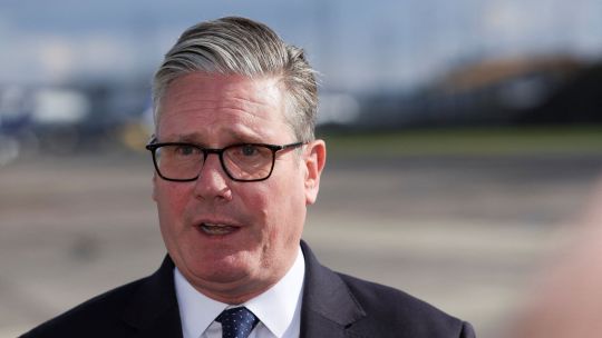 Keir Starmer, primer ministro del Reino Unido, durante una declaración a la prensa.