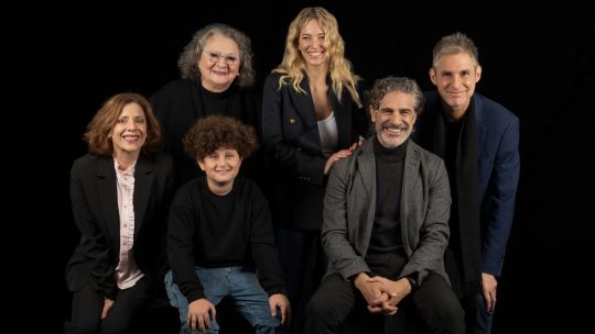 Escena de rodaje de la película El sobrino con Leonardo Sbaraglia y Damián Szifron