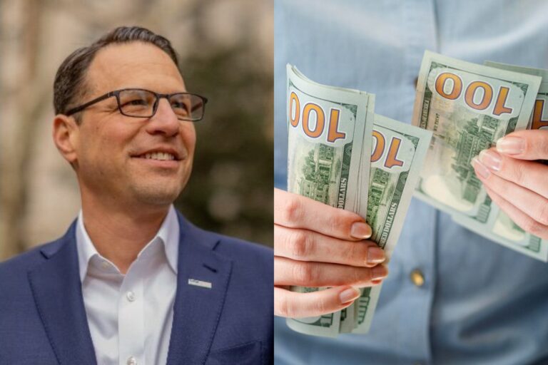 Gobernador Josh Shapiro anuncia crédito fiscal para trabajadores en Pensilvania.