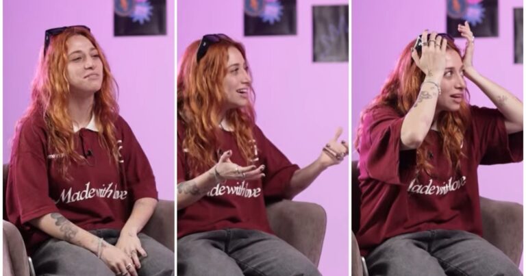 Luli González, streamer y creadora de contenido, durante una entrevista.