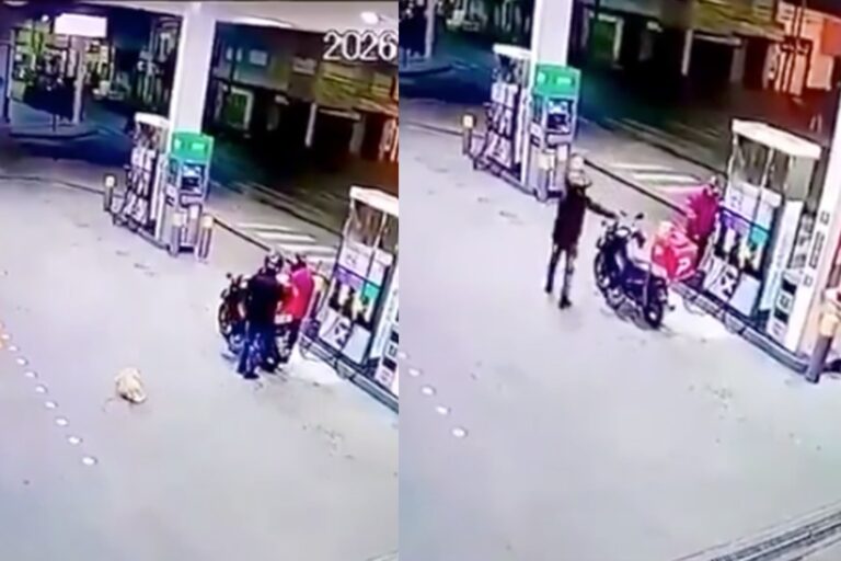 Estación de servicio Axion Energy en Lomas del Mirador donde ocurrió el tiroteo