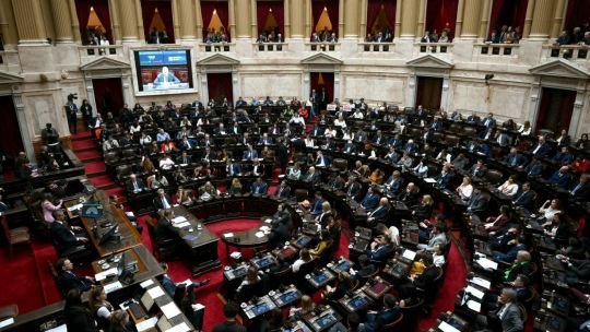 Sesión en la Cámara de Diputados