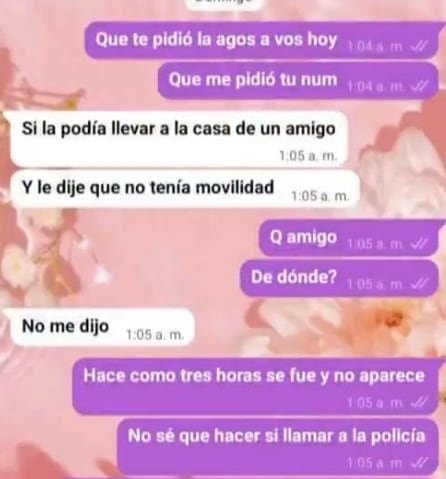 Imagen referencial del caso Agostina Vega en Córdoba