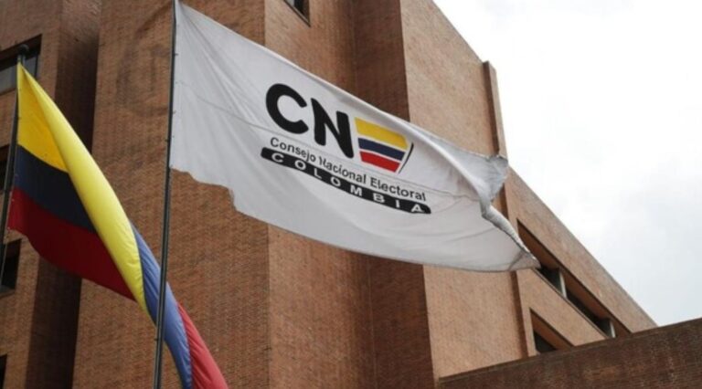 Sesión del Consejo Nacional Electoral de Colombia