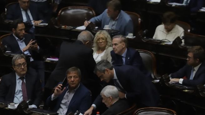 Vista del recinto del Congreso de la Nación Argentina