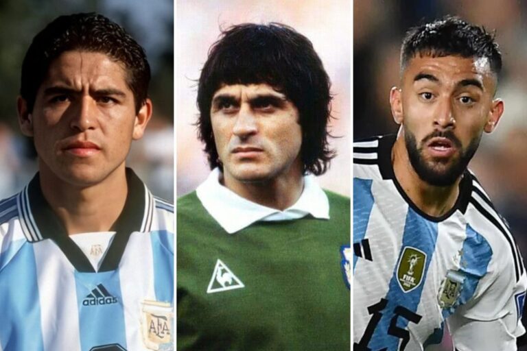 Álbum de figuritas del Mundial con la selección argentina