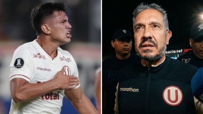 Franco Velazco, administrador de Universitario de Deportes, en conferencia de prensa