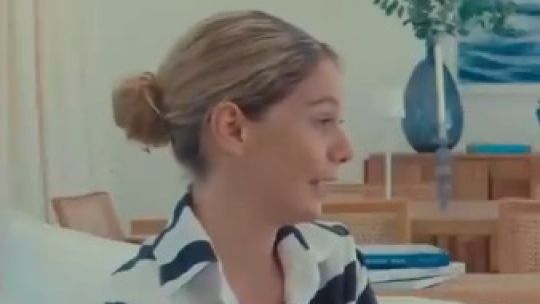 Milagros Pereda en entrevista televisiva