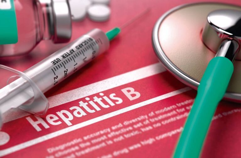 Ilustración del virus de la hepatitis B
