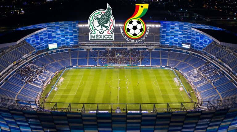 Estadio Cuauhtémoc de Puebla con aforo reducido durante partido México vs Ghana