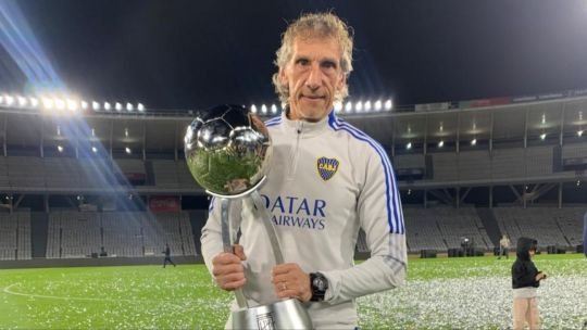 Fernando Gayoso, entrenador de arqueros de Boca Juniors