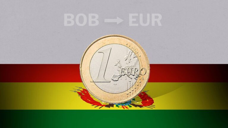 Cotización del euro en Bolivia