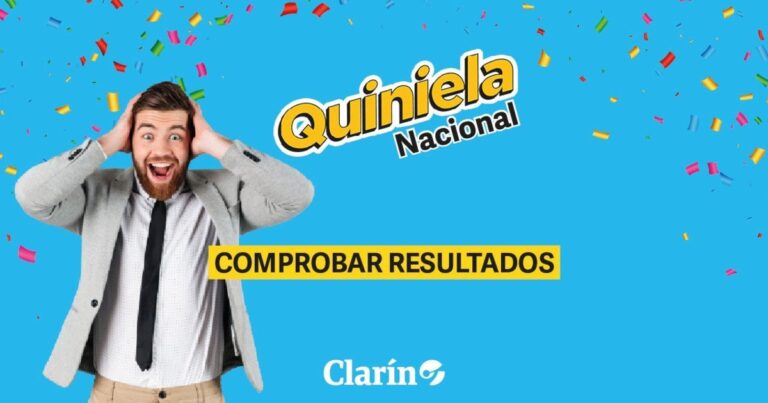 Resultados del sorteo Matutina de la Quiniela Nacional del miércoles 20 de mayo