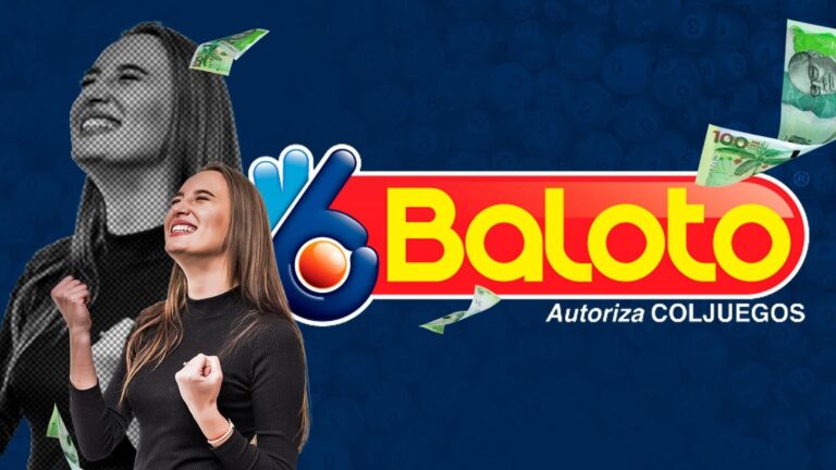 Boleto de Baloto con números ganadores
