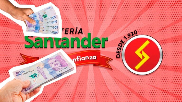 Billete de la Lotería de Santander con el número 4173 y serie 32