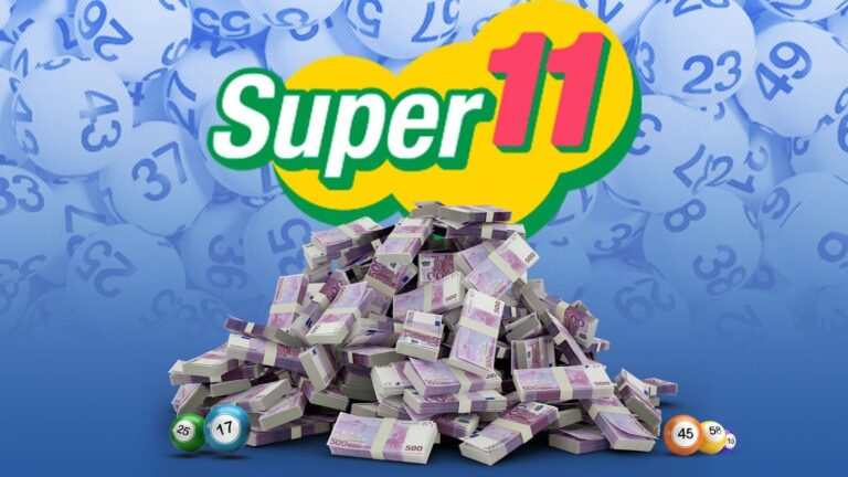 Boleto de Super Once con la combinación ganadora del sorteo 1 del 23 de mayo